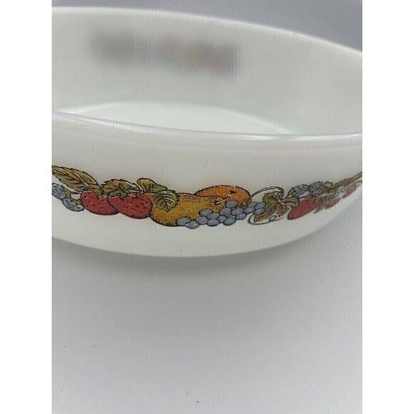Vtg Anchor Hocking Fire King Fruit Bowl Oven Proof 1 1/2 quart Casserole Dish - Picture 4 of 7